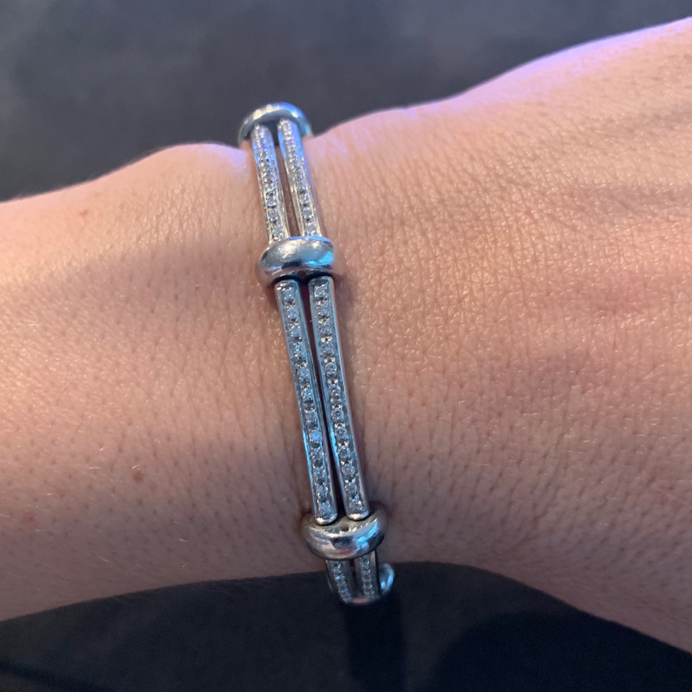 Italian Diamond Tennis Bracelet